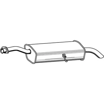 Zadní díl výfuku Starline Koncový díl výfuku 26.28.401