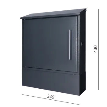 Poštovní schránka Poštovní schránka, max. formát listu A4, antracit
