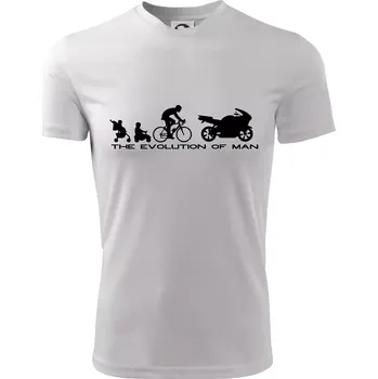 Evolution of man (supersport) - Dětské triko sportovní (dresovina) - 158 cm/12 let ( Bílá )