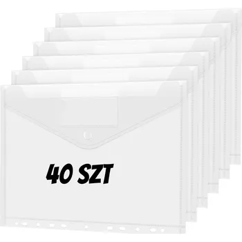 Složka na dokumenty A4 PP na SUCHÝ ZIP průhledná taška pro uložení