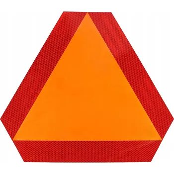 Výstražný trojúhelník Výstražný trojúhelník pro pomalá vozidla 30cm Univerzální samolepka