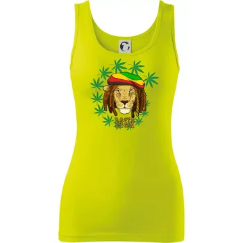 Rasta Lion - Dámské tílko - L ( Limetková )