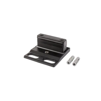 LOCINOX® SABO středový doraz pro křídlové vrata, nastavitelná výška a hloubka, povrchová montáž