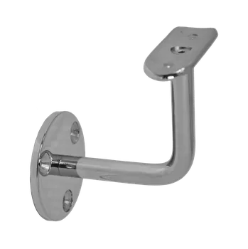 Zábradlí Držák madla na stěnu na trubku ø42,4 mm, leštěná nerez / AISI304