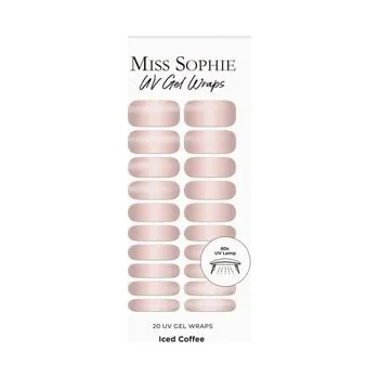 Make-up Miss Sophie UV Gel Wraps Iced Coffee Fólie na nehty
