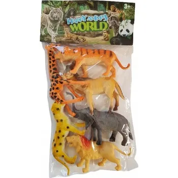 Figurka Figurky divokých zvířat - 6 ks