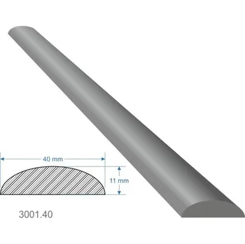 Zábradlí Madlo D 40x11x3000mm, cena za KUS 3m