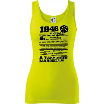 1946 v kostce - Dámské tílko - S ( Limetková )