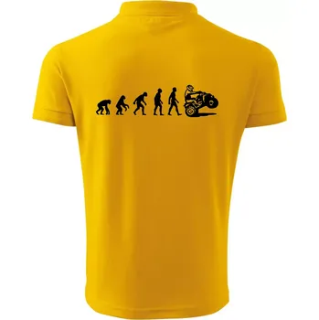 Pánská košile Evoluce quad čtyřkolka - Polokošile pánská Pique Polo 203 - 2XL ( Žlutá )