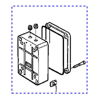 Pohon brány BA3-A.4525 box pro řídící jednotky A6, A60, A6F, A700F