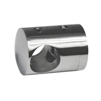 Zábradlí Držák tyče ø 14mm, plochý (30x22mm), leštěná nerez / AISI304