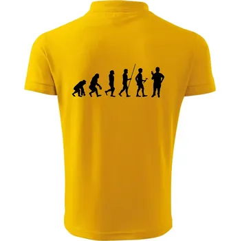 Pánská košile Evoluce instalatér - Polokošile pánská Pique Polo 203 - 2XL ( Žlutá )