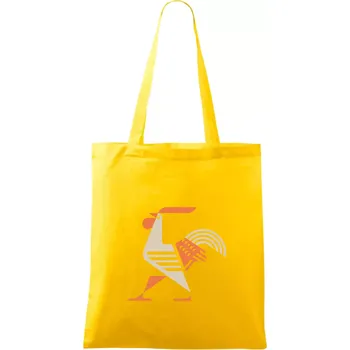 Kohout kubistický - Taška bavlněná - 42 x 38 cm ( Žlutá )