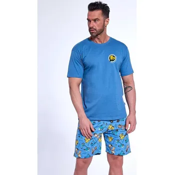 Pánské pyžamo Pánské pyžamo Cornette 326/172 3xl Modrá