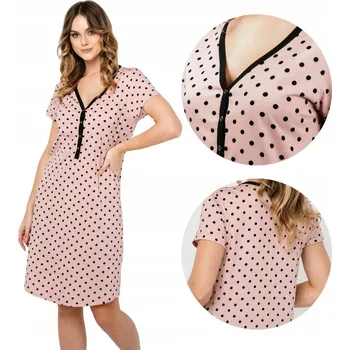 Dámská noční košile Noční košile Italian Fashion , krátký rukáv, nad kolena, velikost L