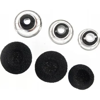 Příslušenství pro sluchátka Gumičky MKF kQamil MKF-G-021 pro Plantronics, černé, 3 kusy