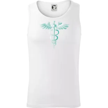 Hrdinové zdravotnictví - logo (Pecka design) - Tílko pánské Core - 2XL ( Bílá )