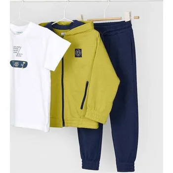 Chlapecká 3dílná tepláková souprava Mayoral 3881-49 zelená