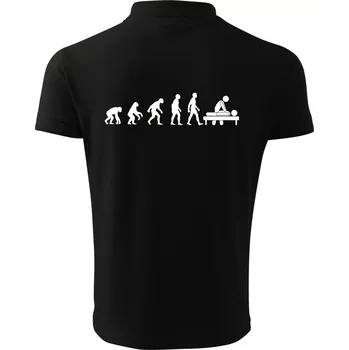 Pánská košile Evoluce masáž - Polokošile pánská Pique Polo 203 - 4XL ( Černá )
