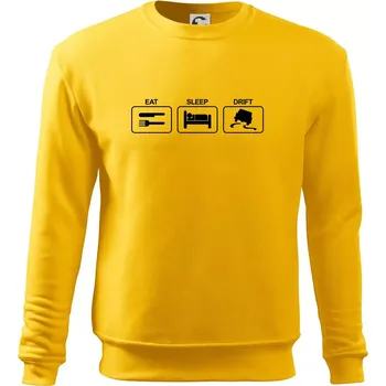 Pánská mikina Eat sleep Drift - Mikina Essential pánská - S ( Žlutá )