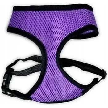 Postroj pro psa POSTROJ PRO PSA NASTAVITELNÝ MĚKKÝ PRODYŠNÝ FIALOVÝ M