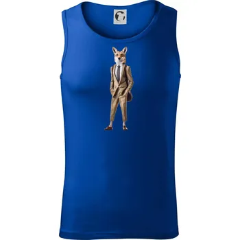 Vlk elegán - Tílko pánské Core - XL ( Královská modrá )