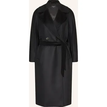 Dámský kabát Weekend Max Mara Dámský Vlněný Kabát Resina, černá, 34