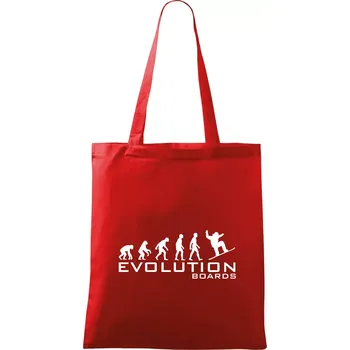 Evoluce Boards - Taška bavlněná - 42 x 38 cm ( Červená )