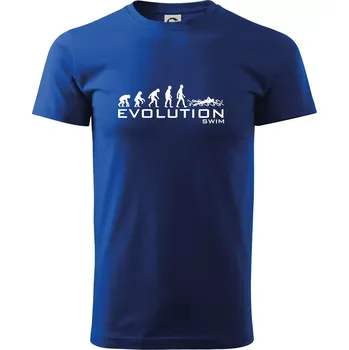 Pánské tričko Evoluce Swim - Triko extra velké (5-8XL) - 6XL ( Královská modrá )