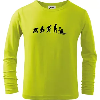 Chlapecké oblečení Evoluce Vodní pólo - Triko dětské Long Sleeve - 158 cm/12 let ( Limetková )