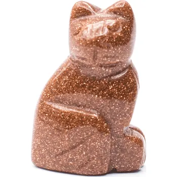 Milujeme Kameny Avanturín oranžový syntetický - kočka 274905