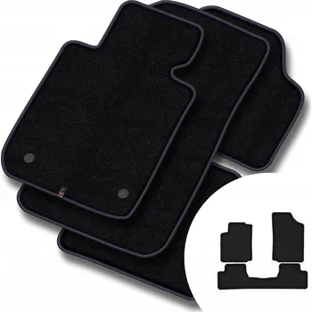 autokoberec Velurové autokoberce Motos 3 ks