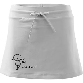 Dámská sukně Mě nerozhodíš - Sportovní sukně - two in one - XS ( Bílá )