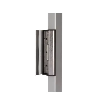 brána LOCINOX® SAKL QF dorazová lišta pro křídlové branky, pro profil 40x40 až 60x60 mm, volitelná barva RAL 9010