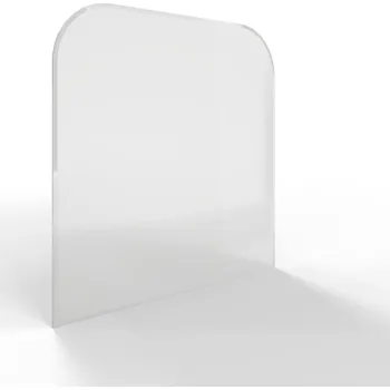 Sklo pod kamna - FLAMINGO Oblouk 1000x1000 mm, fazeta / 2xR200 / 6 mm