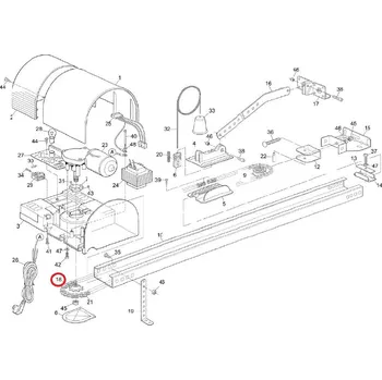 Pohon brány PMD0554.4610 konzola pro upevnění brány