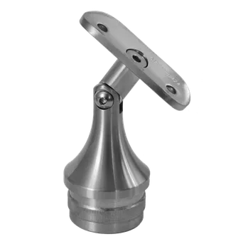 Zábradlí Držák madla s kloubem na trubku ø 42,4 mm (69x64 mm), broušená nerez K320 / AISI304