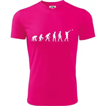 Chlapecké tričko Evoluce vrh koulí - Dětské triko sportovní (dresovina) - 146 cm/10 let ( Neon Pink )