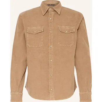 Pánská košile 7 For All Mankind Pánská Manšestrová Svrchní Košile, béžová, 42