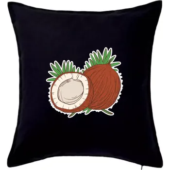 Polštář Kokos - Polštář 50x50 - 50x50 - Pouze potah ( Černá )