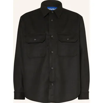 Pánská košile Hugo Pánská Svrchní Košile Ebolt, černá, 40