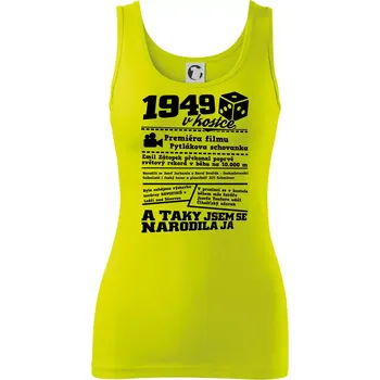 1949 v kostce - Dámské tílko - XS ( Limetková )