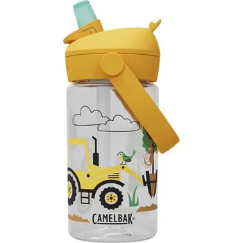 Láhev CAMELBAK Thrive Flip Straw Kids 400 ml dětská láhev Tractors and Trees
