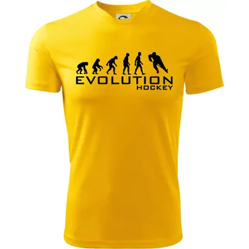 Evoluce Hockey - hráč - Dětské triko sportovní (dresovina) - 146 cm/10 let ( Žlutá )