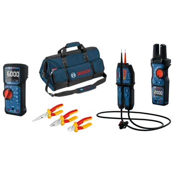 Sada nářadí Bosch Profesionální sada: GDM 600-15 + GFM 1000-15 + Sada kleští VDE 3 ks + taška
