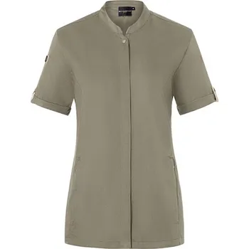 Gastro oděv Karlowsky Dámská gastro košile KY135 Sage (ca. Pantone 416C) 38