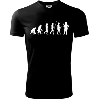 Evoluce instalatér - Dětské triko sportovní (dresovina) - 158 cm/12 let ( Černá )