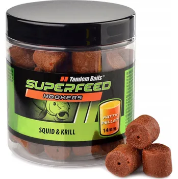 Návnadová surovina SuperFeed Kaprový Háček Fatty Pellet 14mm/150g Sépie & Krill