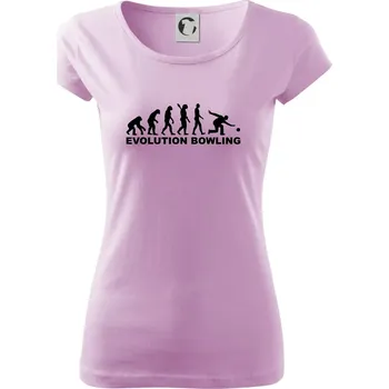Dámské tričko Evoluce bowling - Dámské triko Pure - 3XL ( Orchid )