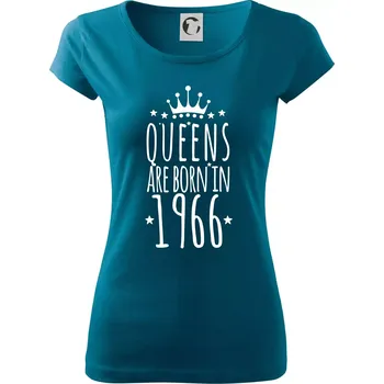 Queens are born in 1996 - Dámské triko Pure - S ( Petrolejová )